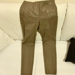 Zara faux leather leggings